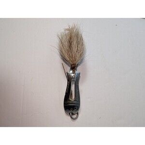 Vintage Pflueger ZAM Fishing Lure USA Made Spring Action Bucktail Spinner Rare